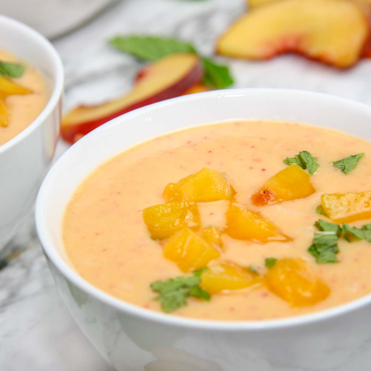 Chilled Peach Soup Recipe