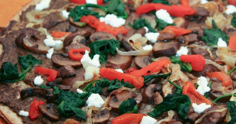 Quick and Easy Roasted Vegetable Pizza